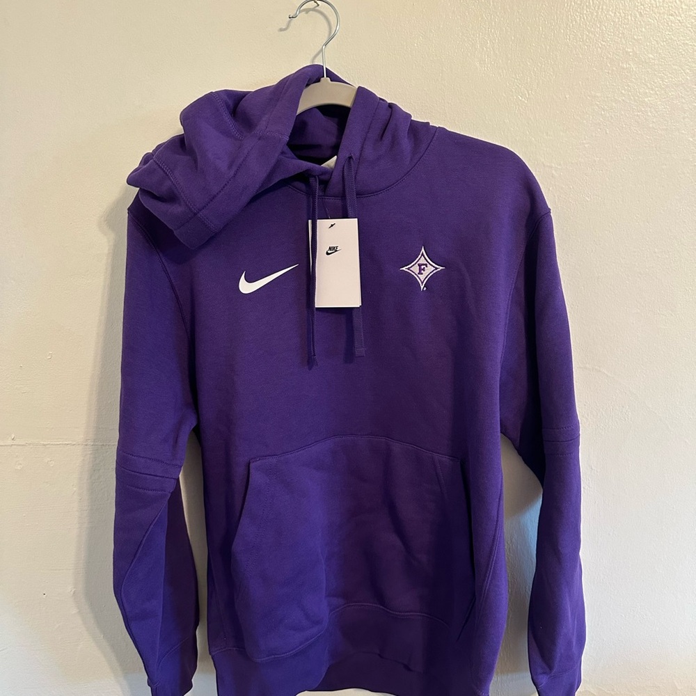 Nike Furman University Pullover Hoodie | Purple | Men’s Small | NWT